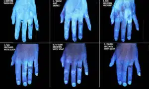 Wash Hands prior to Antigen Test and an STIs test