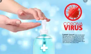 Applying Hand Sanitizer Antigen Rapid Exam, Herpes Lab Exam 