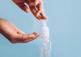 Hand sanitizer saved a person from the disease.